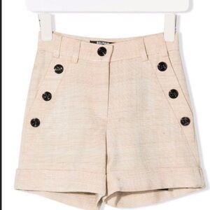 Balmain Kids
high-waisted mini shorts size 6